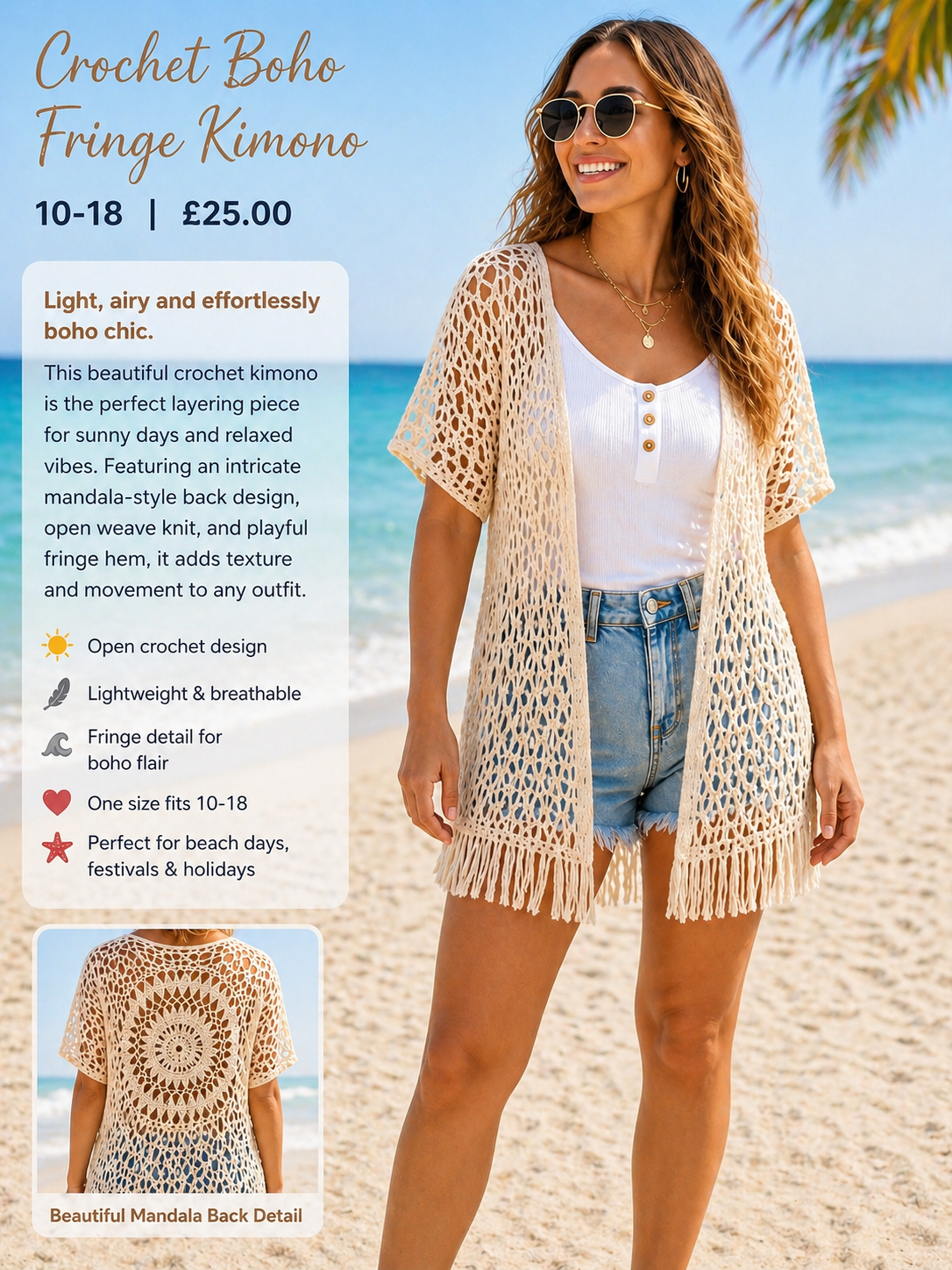 Coastal Crochet Dream Cover-Up