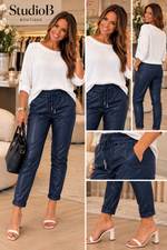 Luxe Faux Leather Magic Joggers