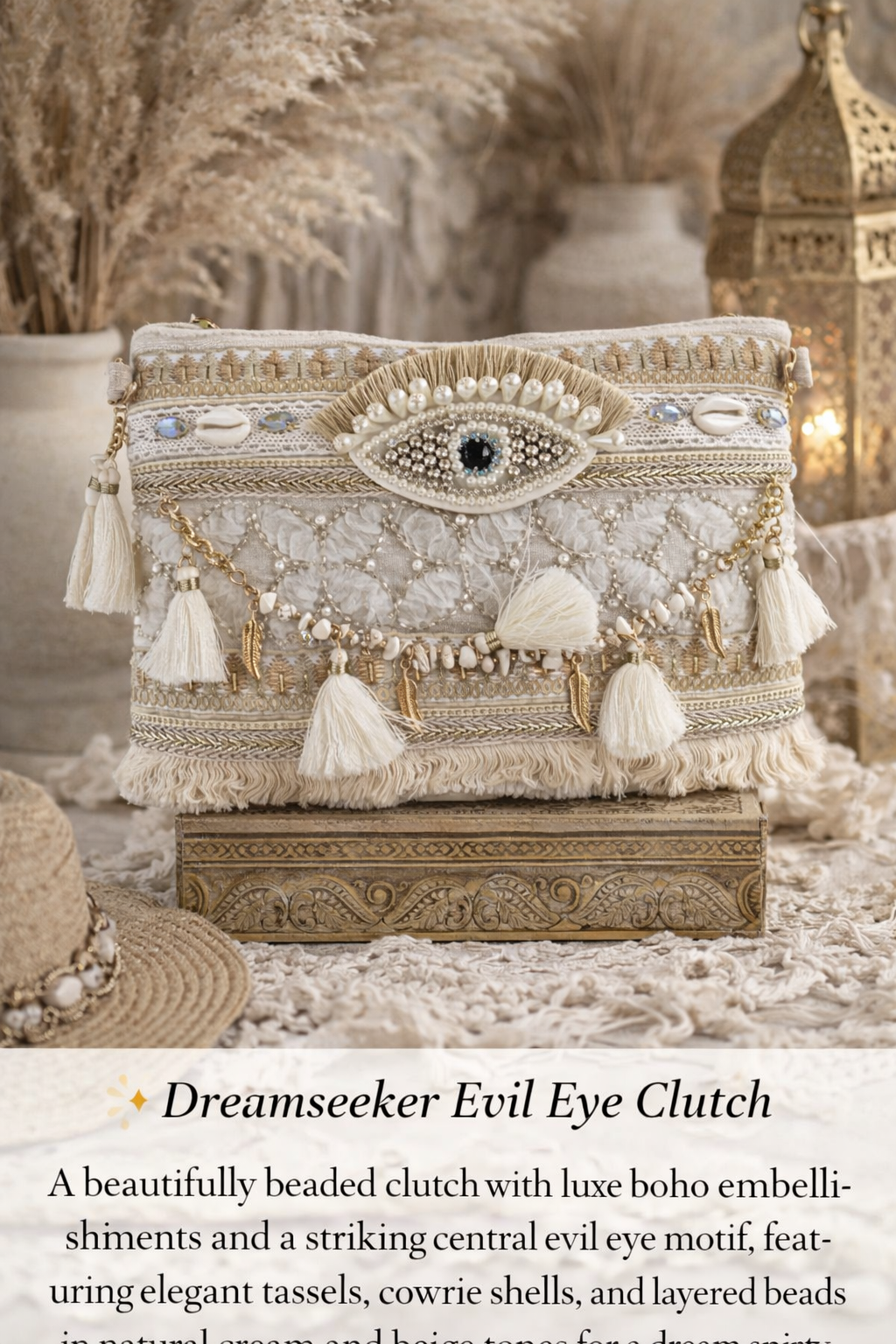 Dreamseeker Eye Boho Clutch