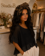 The Sienna Mesh Frill Top
