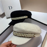Luxury Pearlies Detail Baker Boy Hat