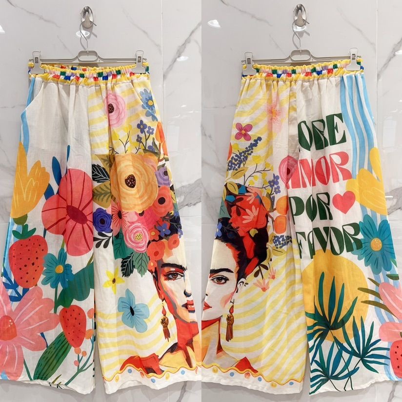 Frida Amor Palazzo Pants