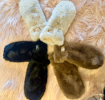 Faux fur Mittens