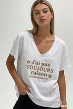 Parisian Attitude Tee – by StudioB