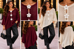 🌸 The Daisy Bloom Knit Poncho 🌸