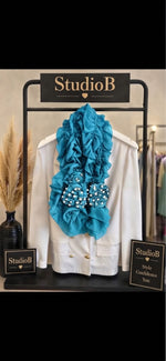 🖤✨ The Midnight Bloom Scarf