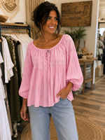 The Ibiza Broderie Blouse