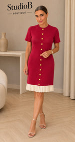 ❤️ The Riviera Button Knit Dress ❤️