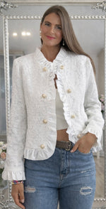 Chanela Chic Ruffle Jacket