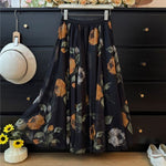 Midnight Rose Maxi Skirt