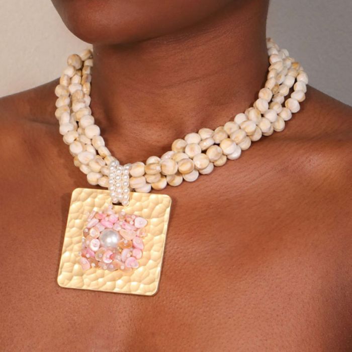 The Amalfi Shell Statement Necklace