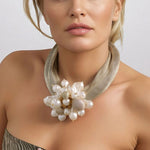 Luster pearl necklace