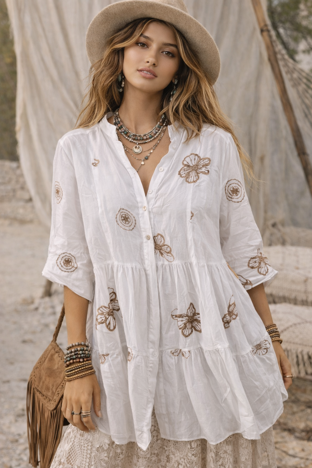 Marbella Butterfly Boho Tunic