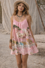 Santorini Sky Mini Dress