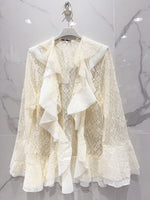 Ivory Romance Boho Blouse