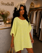 Lagoon Leopard Beach Cover-Up