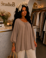 The Mocha Muse Blouse