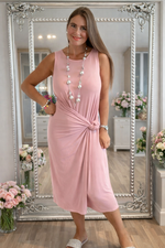 Ivory Grace Knot Dress