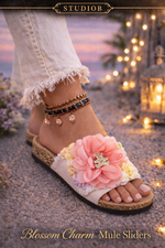 Blossom Luxe Mule Sliders