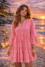 Name: Sunset Ibiza Boho Dress – StudioB