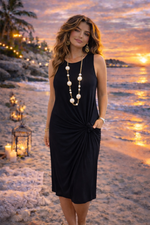 Ivory Grace Knot Dress