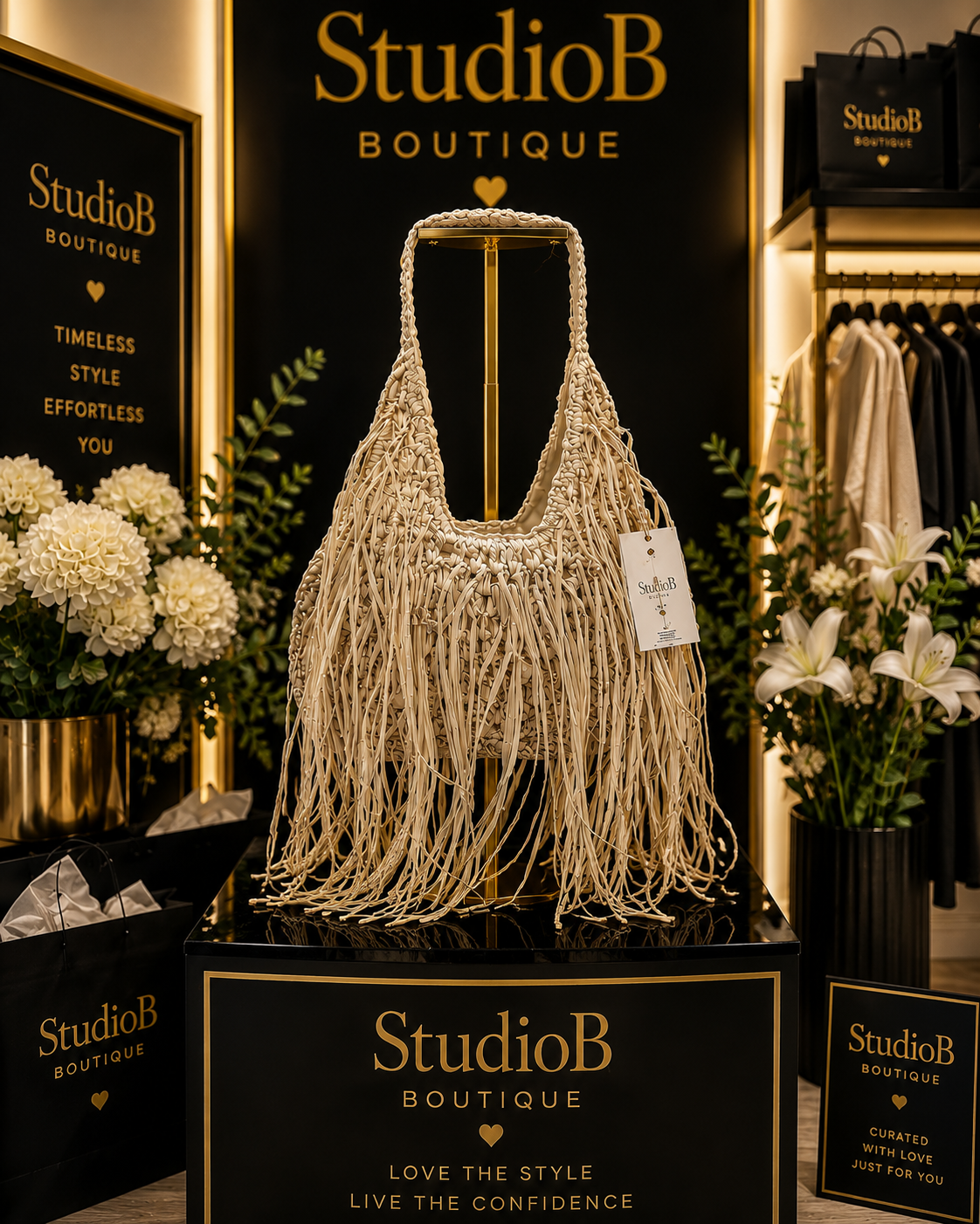 Savannah Fringe Boho Bag