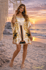 “Golden Coast Luxe Kimono” – by StudioB