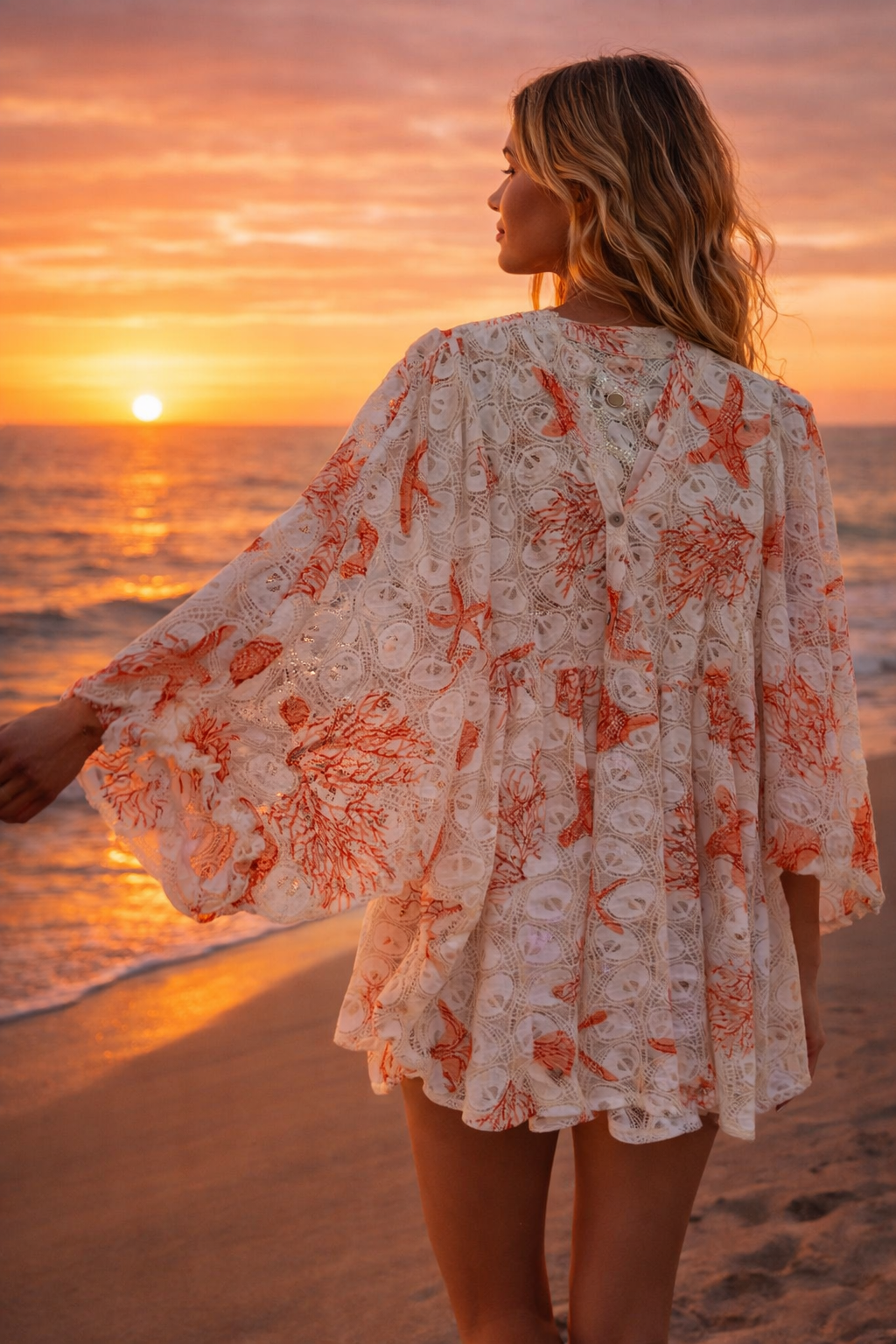 Coral Coast Lace Blouse – by StudioB