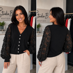 🖤✨ The Verona Lace Sleeve Knit ✨🖤