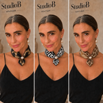 ✨ The Luxe Pearl Neck Scarf ✨