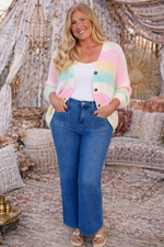 Mid Denim wide leg pocket jeans