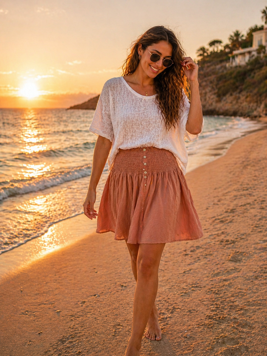 ✨ Sunset Breeze Smocked Shorts