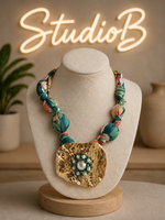 ✨ Tropical Luxe Statement Necklace