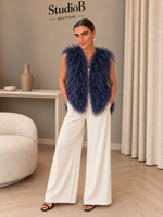 💙 The Midnight Shaggy Gilet 💙