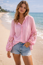 Bella BalloonSleeve Blouse