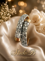 ✨ StudioB Luxe Crystal Wrap Bracelet