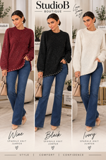 ✨ The Starlight Pearl Sparkle Jumper