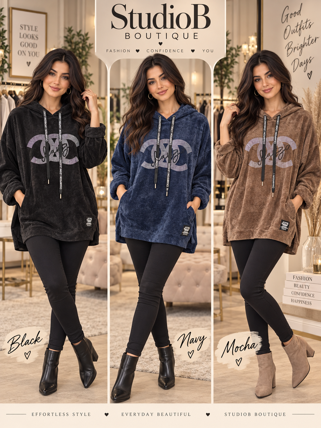 ✨ The Luxe Sparkle Hoodie ✨