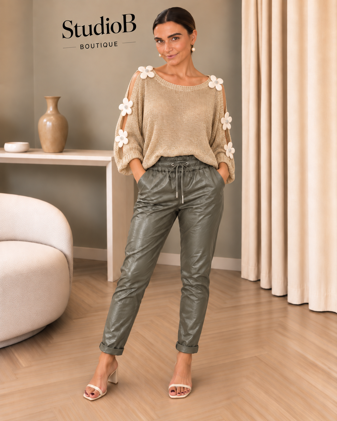 The Milan Magic leather look Trousers ✨