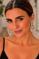 The Luxe Link Sparkle Earrings