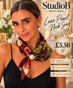 Lux pearl scarf