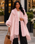 The Blush Belle Luxury Faux Fur Wrap