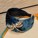 Velvet butterfly Hairband