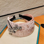 Velvet butterfly Hairband