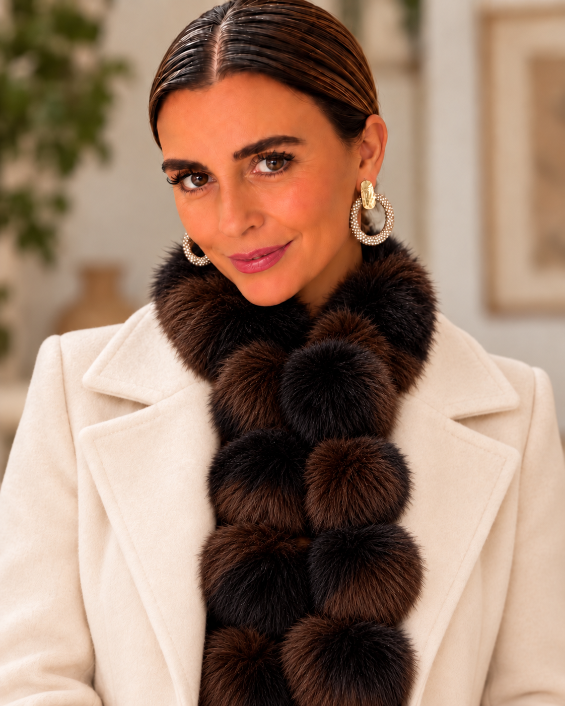 🩶 The Aspen Luxe Pom Pom Scarf 🩶