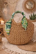 Palma Raffia Circle Bag