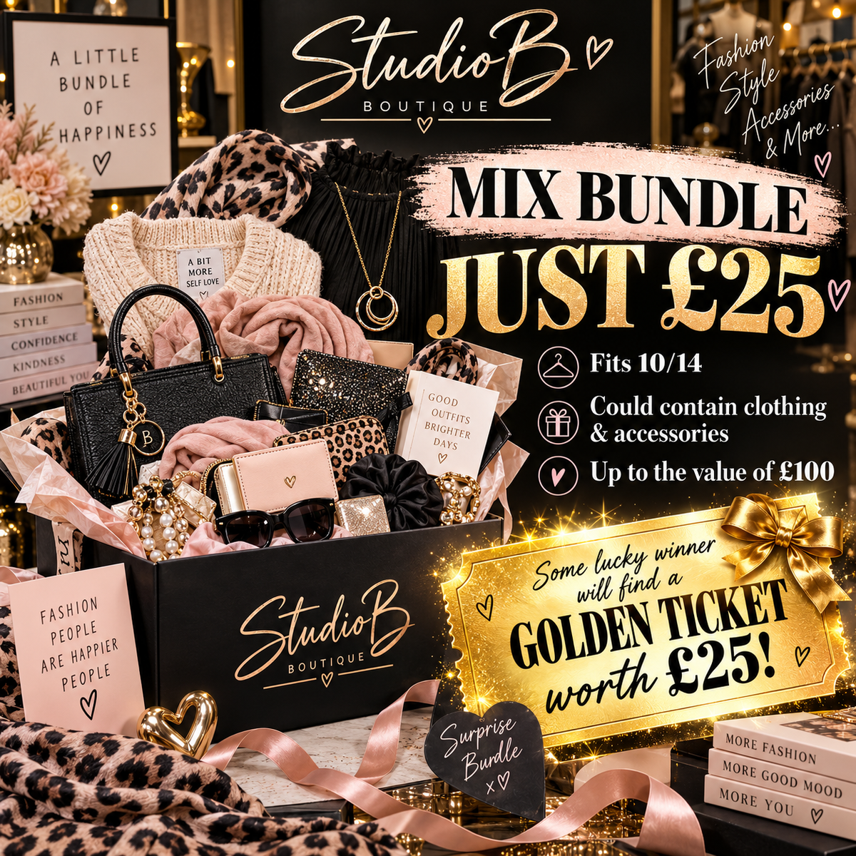 StudioB £25 Mystery Mix Bundle 🎁✨ Worth Up To £100!