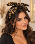 🐆 Wild Luxe Bow Headband