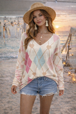 Candy Coast Knit – Boho Heart Sweater