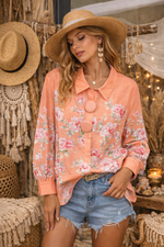 Blossom Breeze Button Blouse